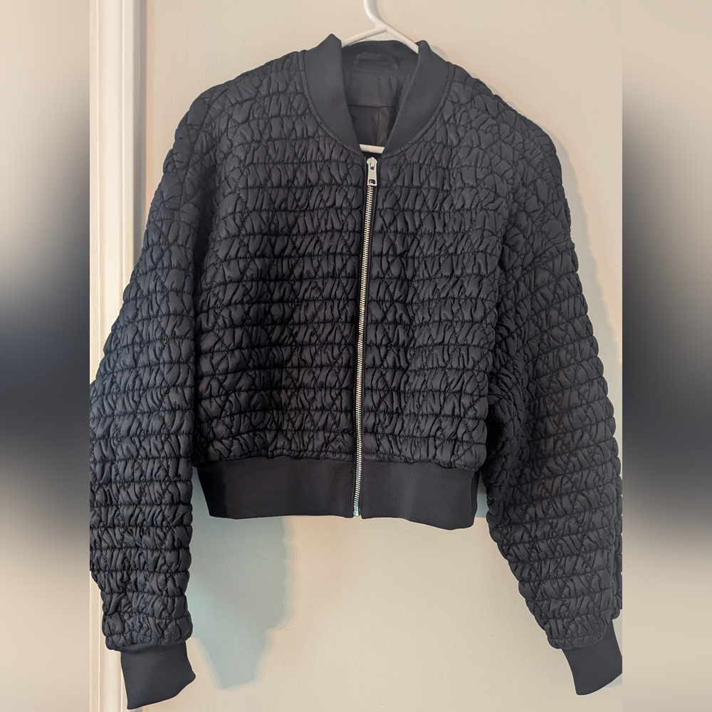 Black Quilted Women's Jacket STOCKHOLM ATELIER x & OTHER STORIES Sz Medium